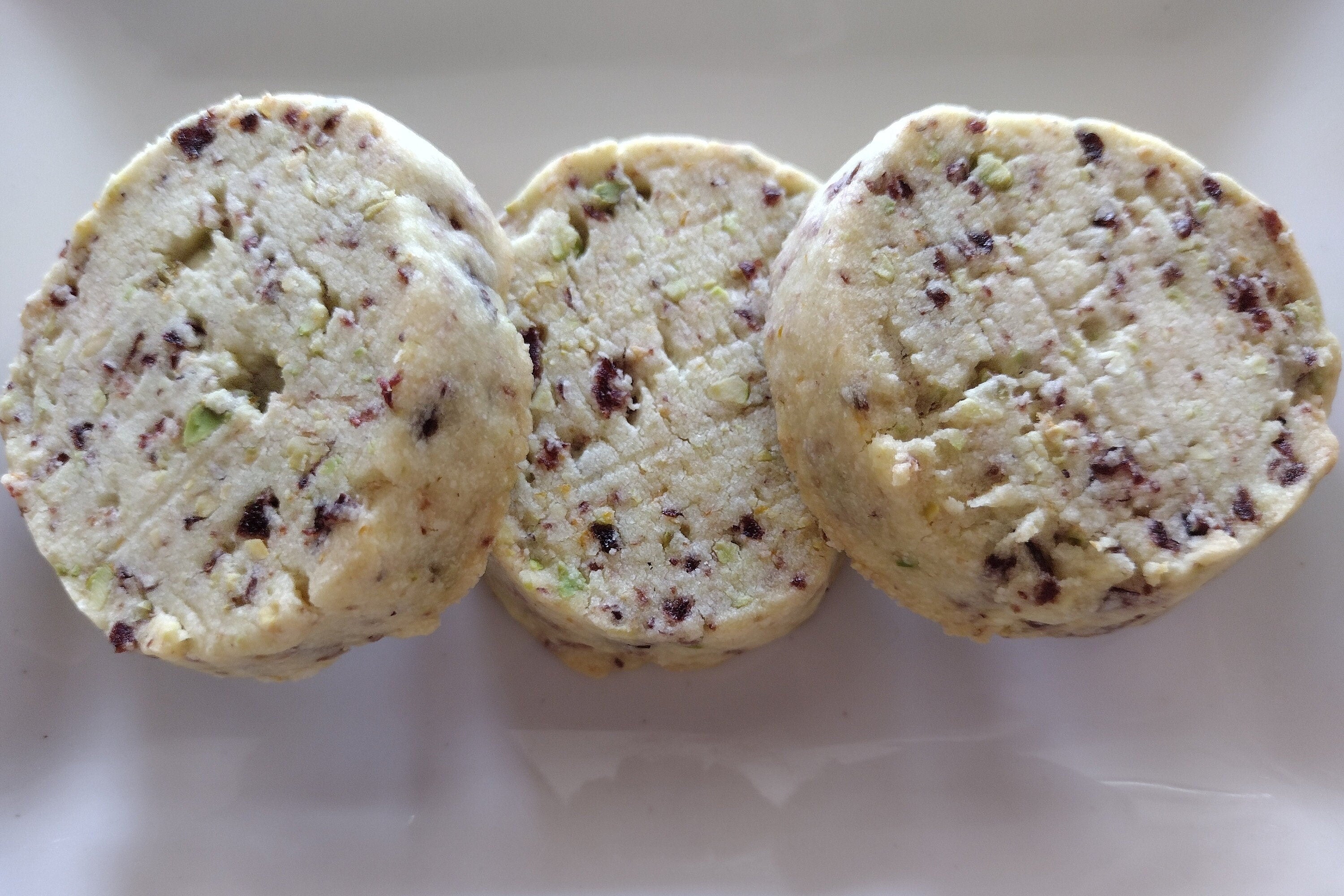 Cranberry Pistachio Shortbread Cookies!!!