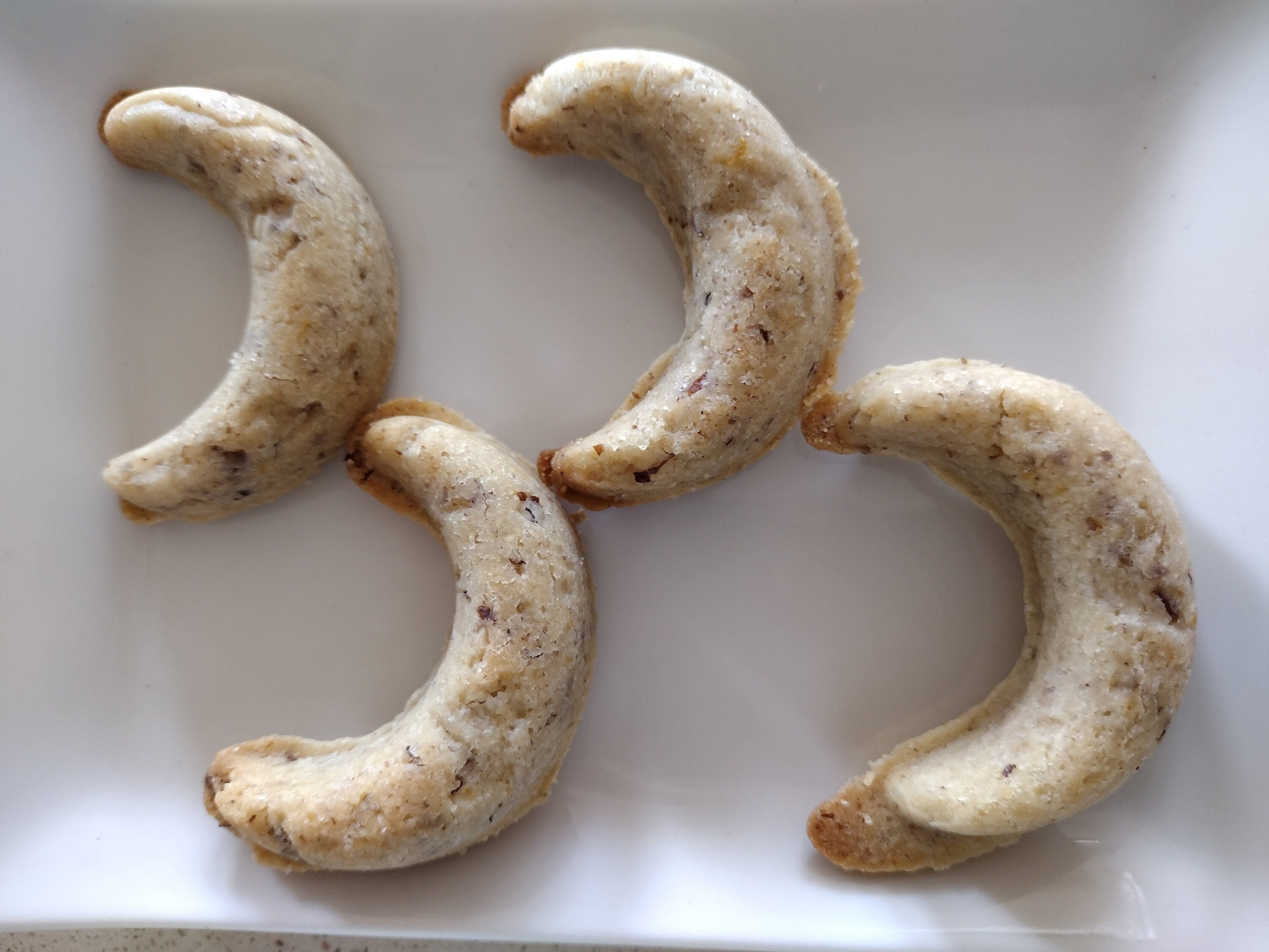 Pecan Crescent Moon Cookies!!!