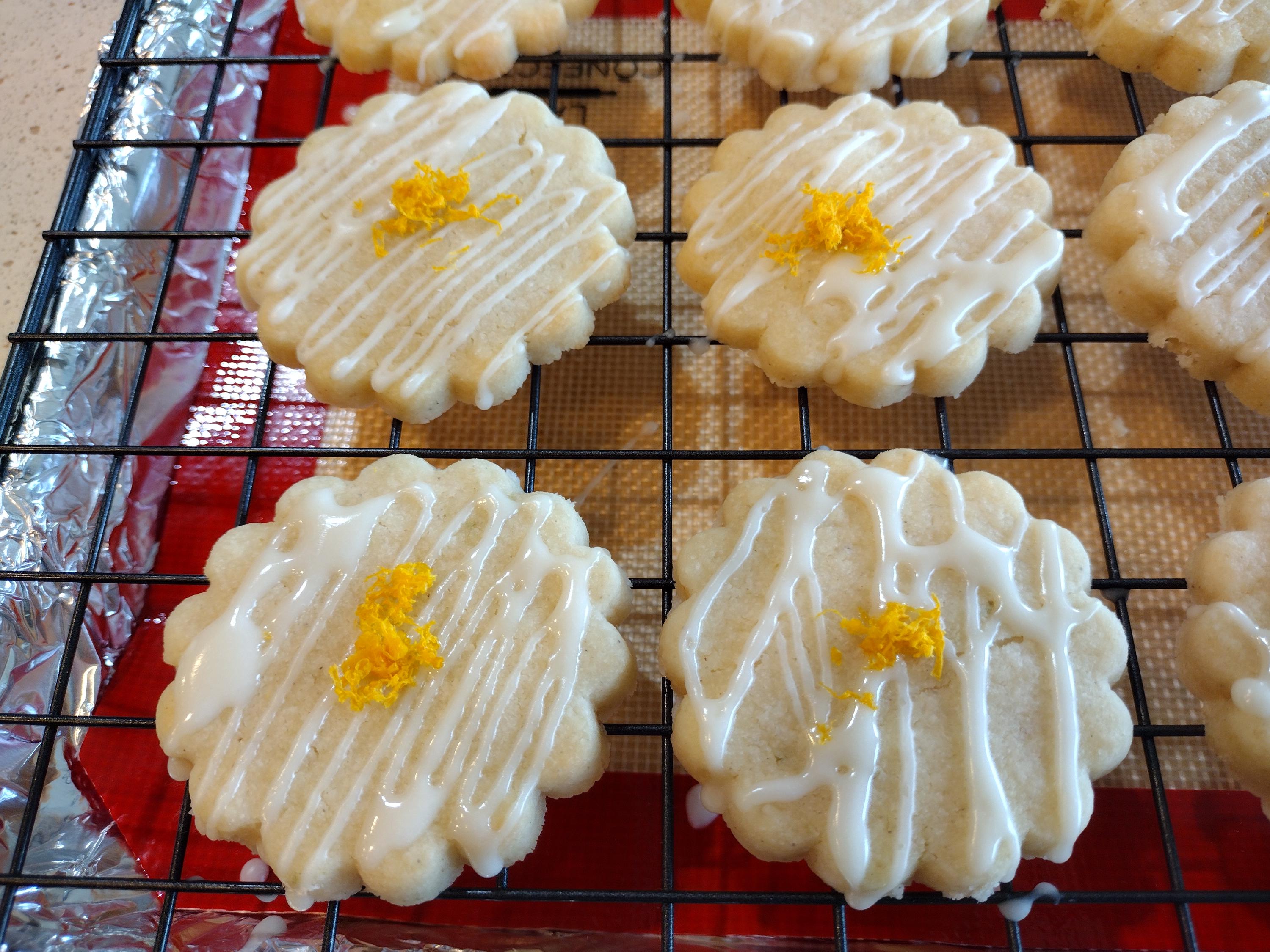 Orange Cardamom cookies with orange glaze!!!