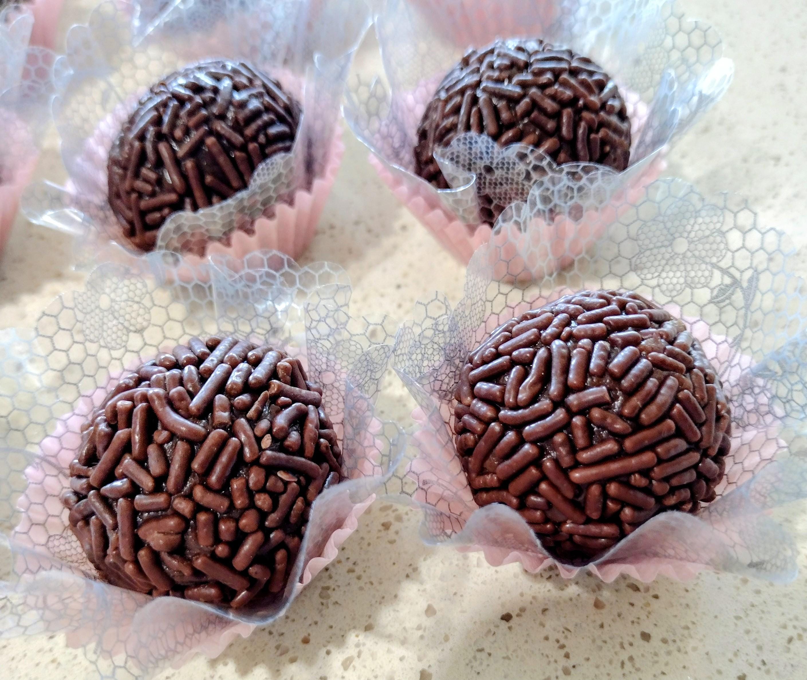 Brazilian Chocolate Brigadeiros: Gourmet Cocoa Truffles, 16 Count