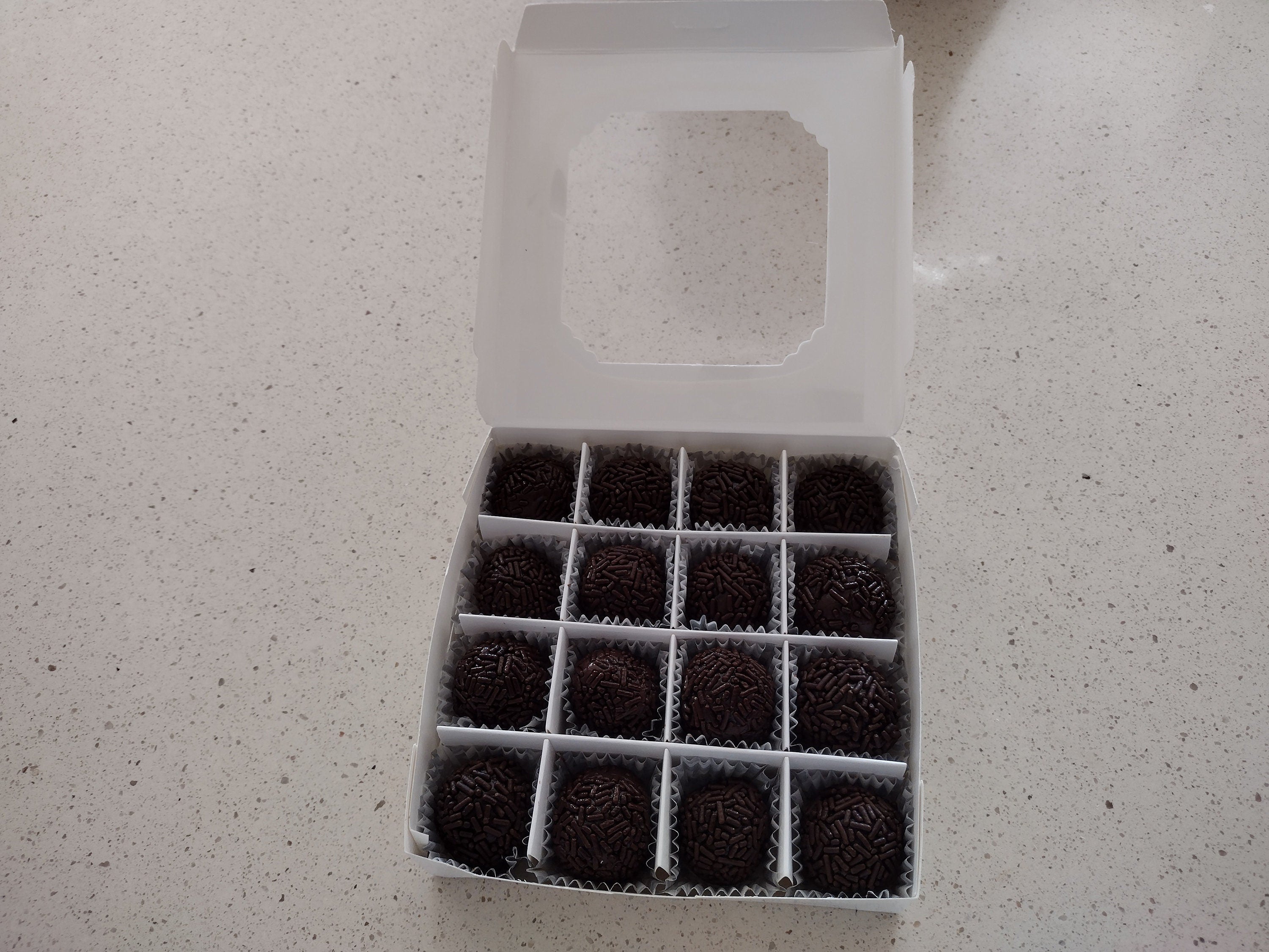 Brazilian Chocolate Brigadeiros: Gourmet Cocoa Truffles, 16 Count