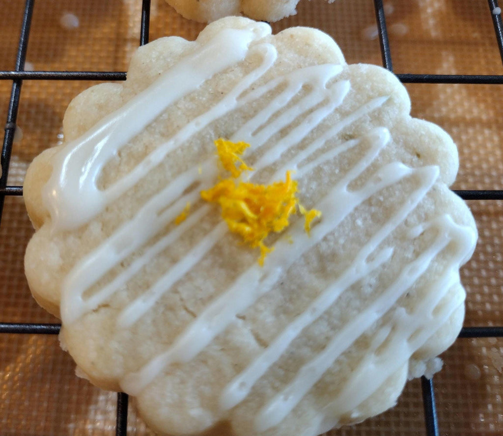Orange Cardamom cookies with orange glaze!!!