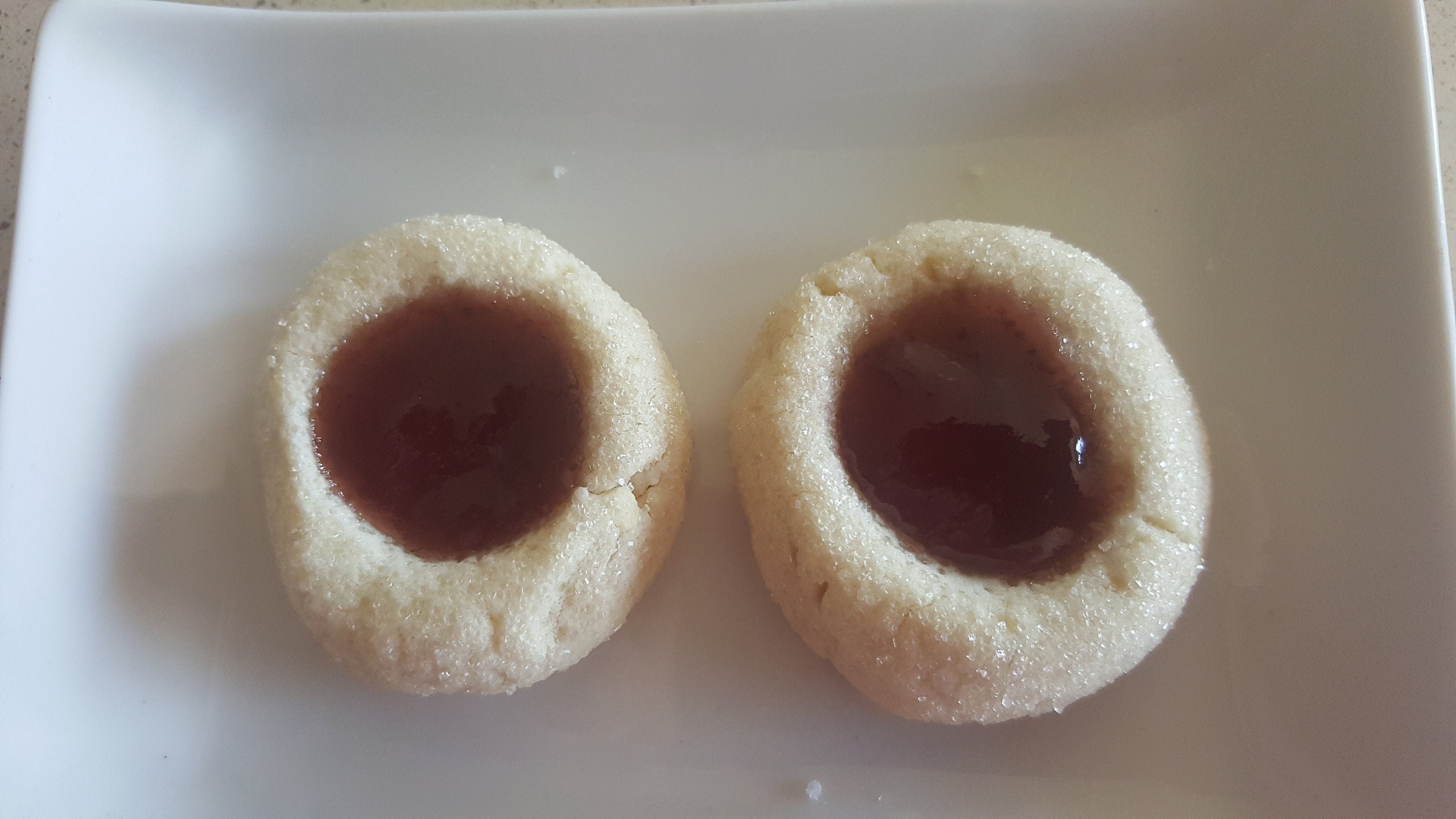 Strawberry Thumbprint Cookies