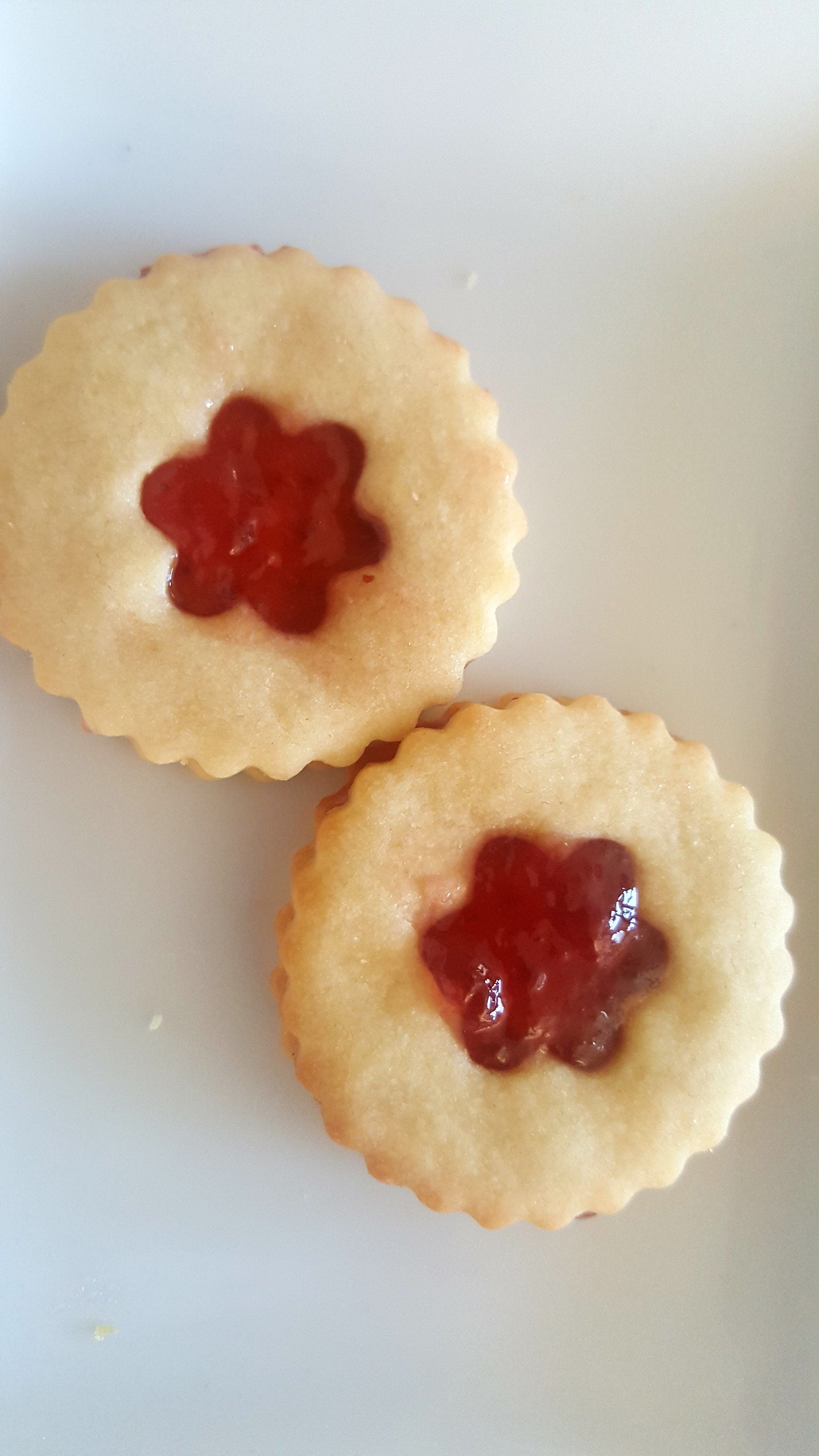Linzer Cookies: Buttery Jam Sandwich Cookies, One Dozen