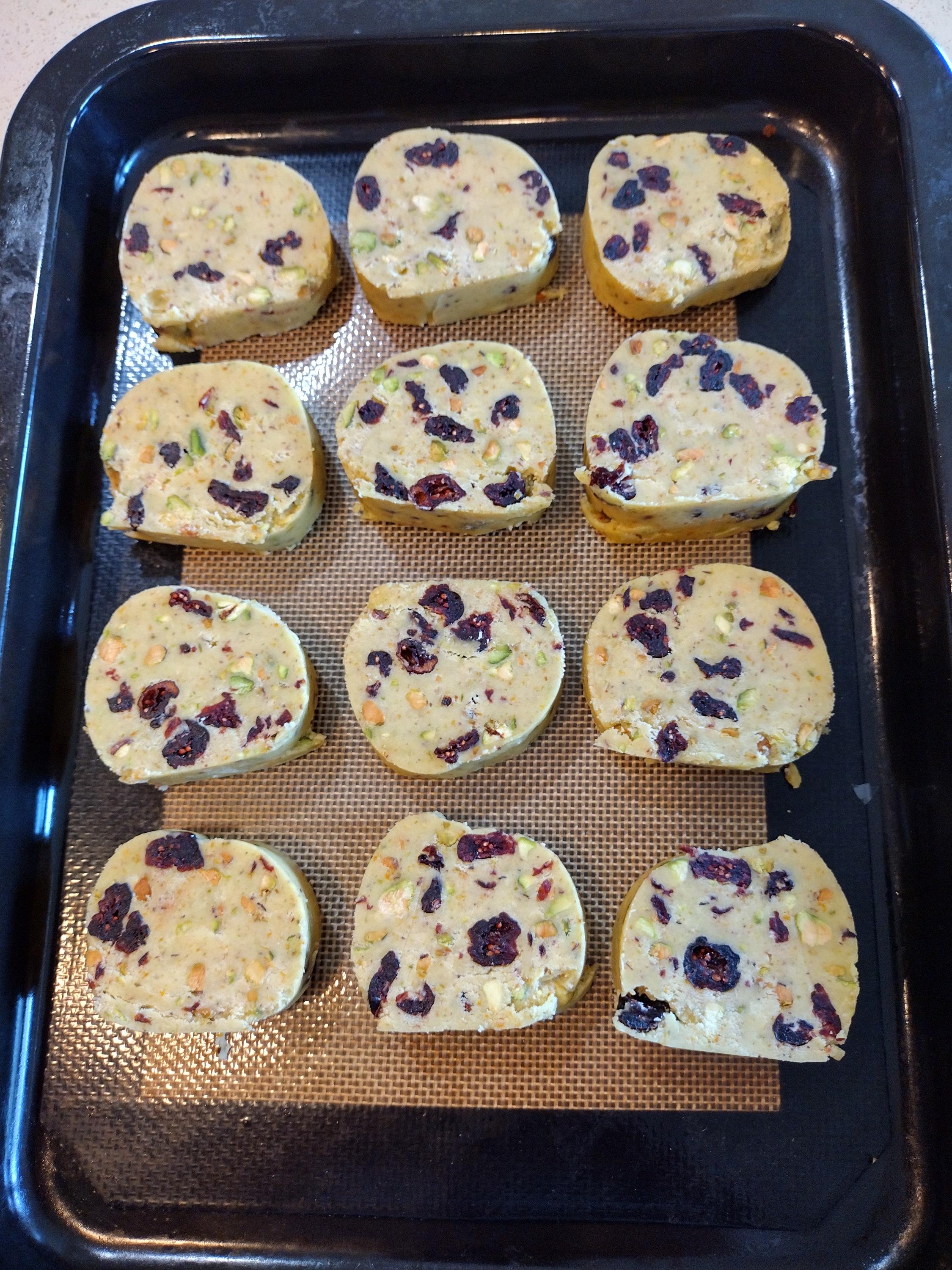 Cranberry Pistachio Shortbread Cookies!!!