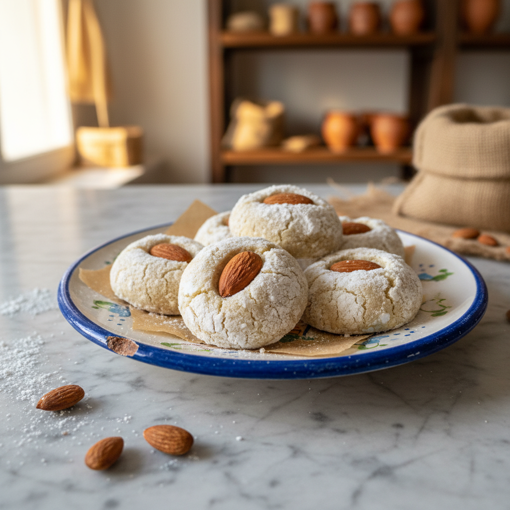 Italian Almond Cookies Ricciarelli Photo