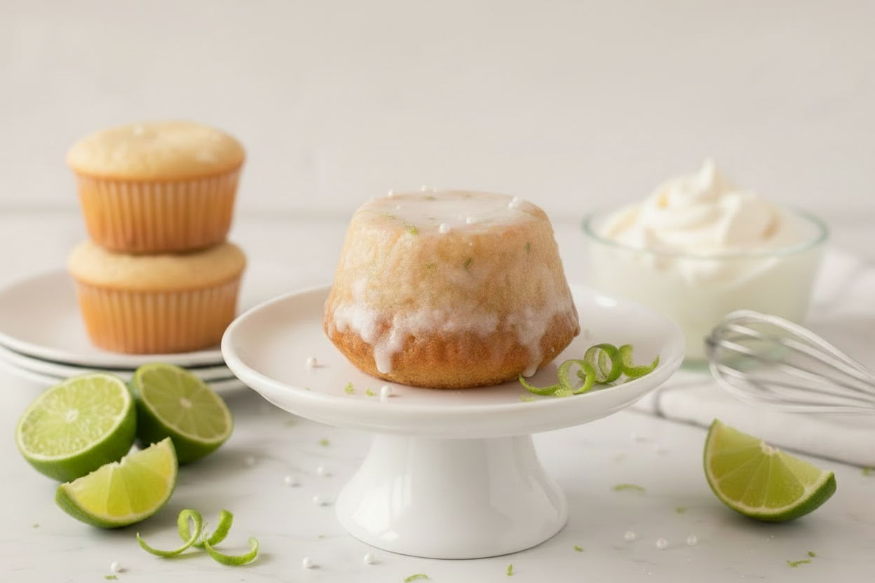 Lime Drop Cupcakes - Clean Background