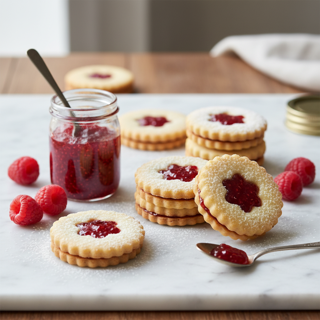 Linzer Cookies Product Photo