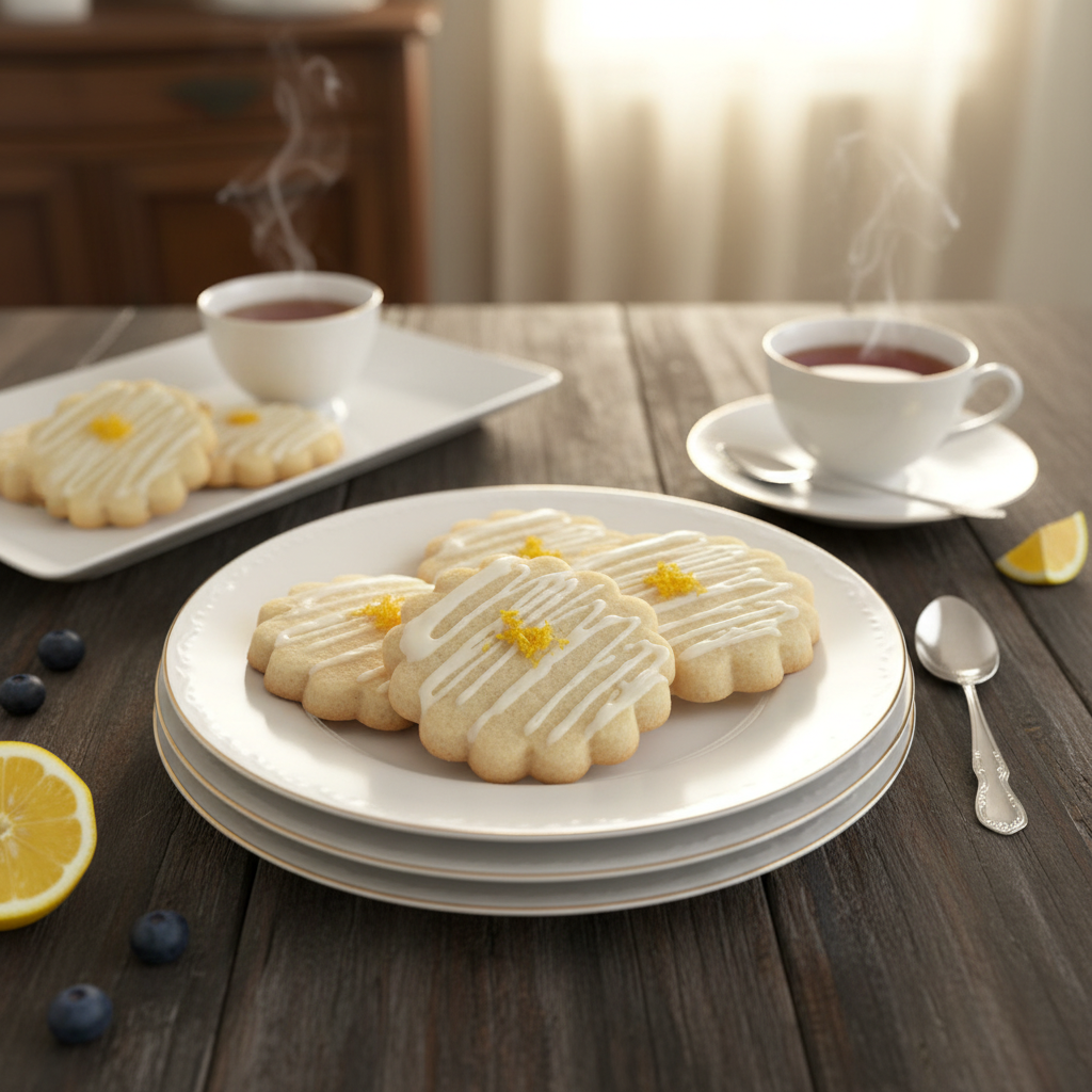 Orange Cardamom Cookies - Elegant Background