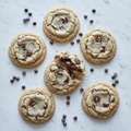 Scrumptious Chocolate Chip Cookie - Bright Flat Lay