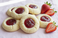 Strawberry Thumbprint Cookies