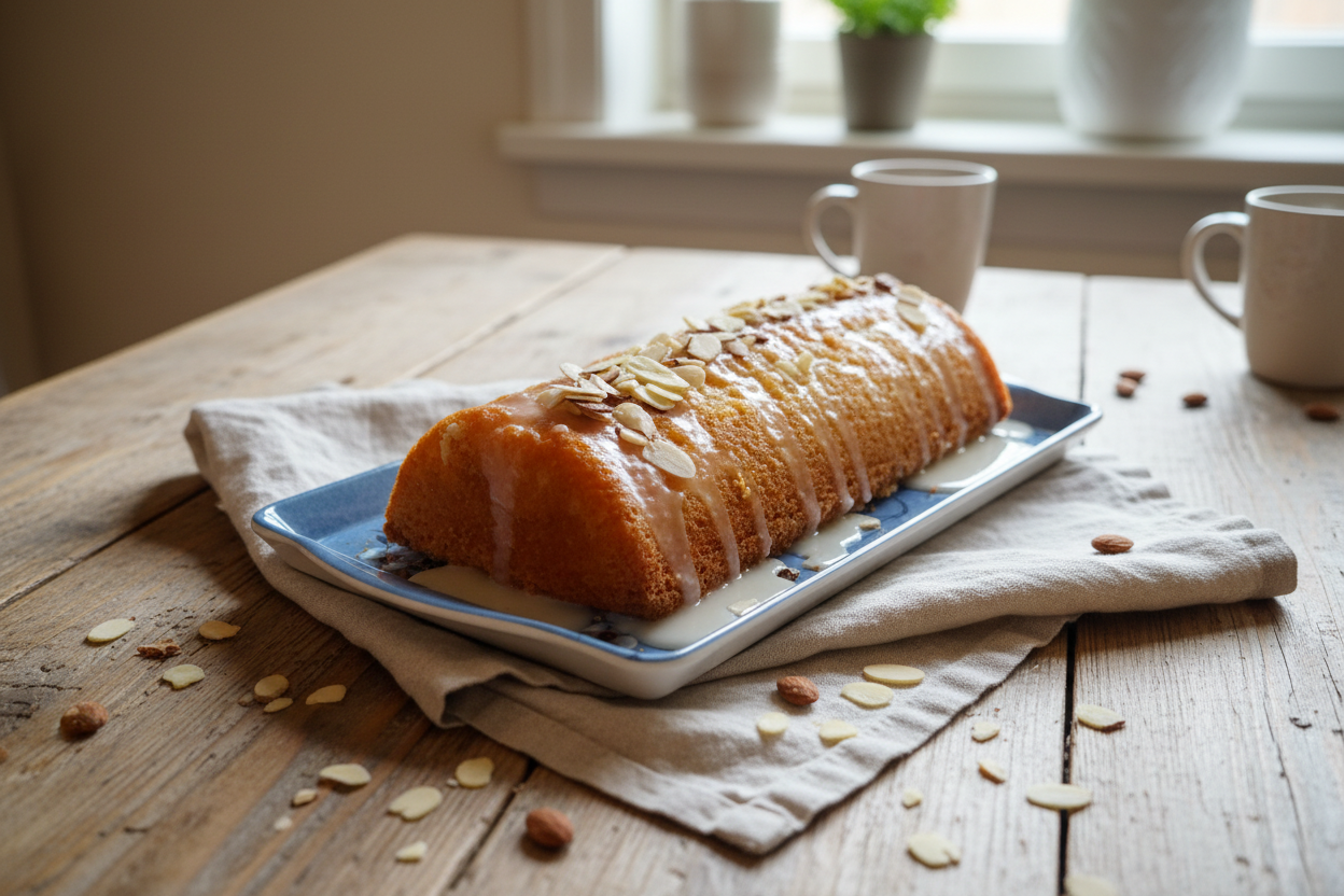 Swedish Almond Cake - New Background